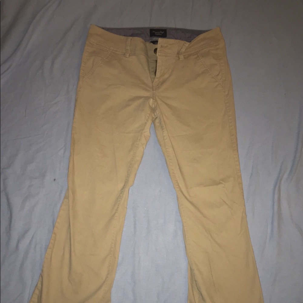 American eagle khakis size 10 stretch